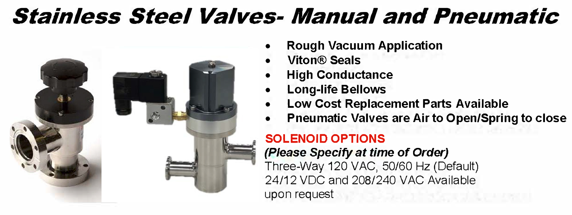 Stainless Valve Overview